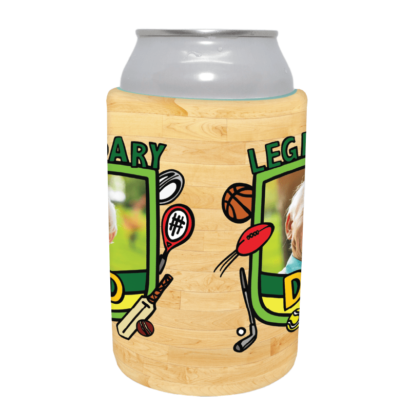 Legendary Dad (Sports) 🏉 - Customisable Stubby Holder