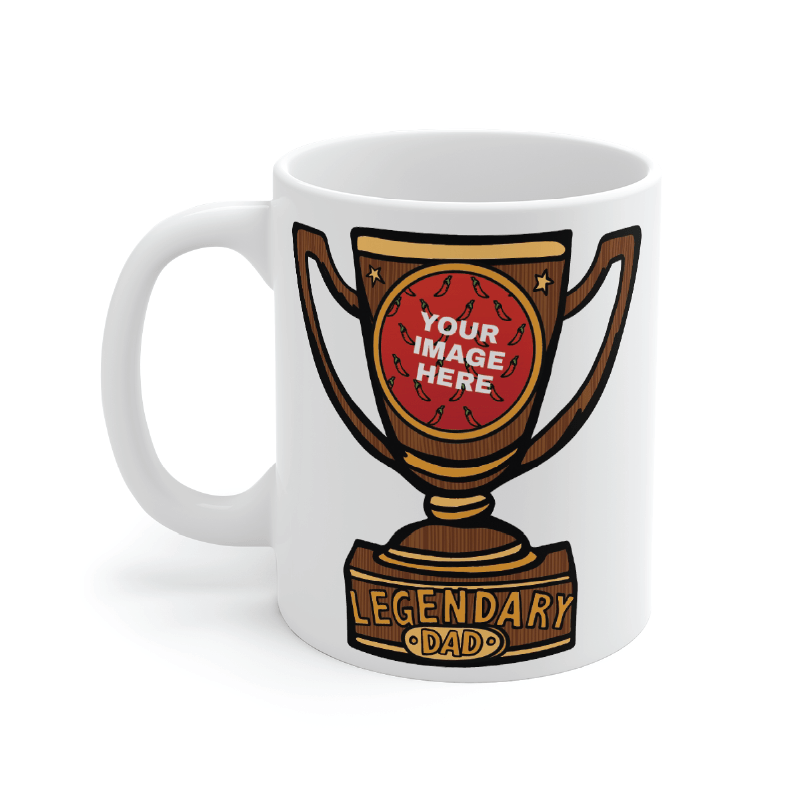 Legendary Dad (Trophy) 🏆 - Customisable Coffee Mug