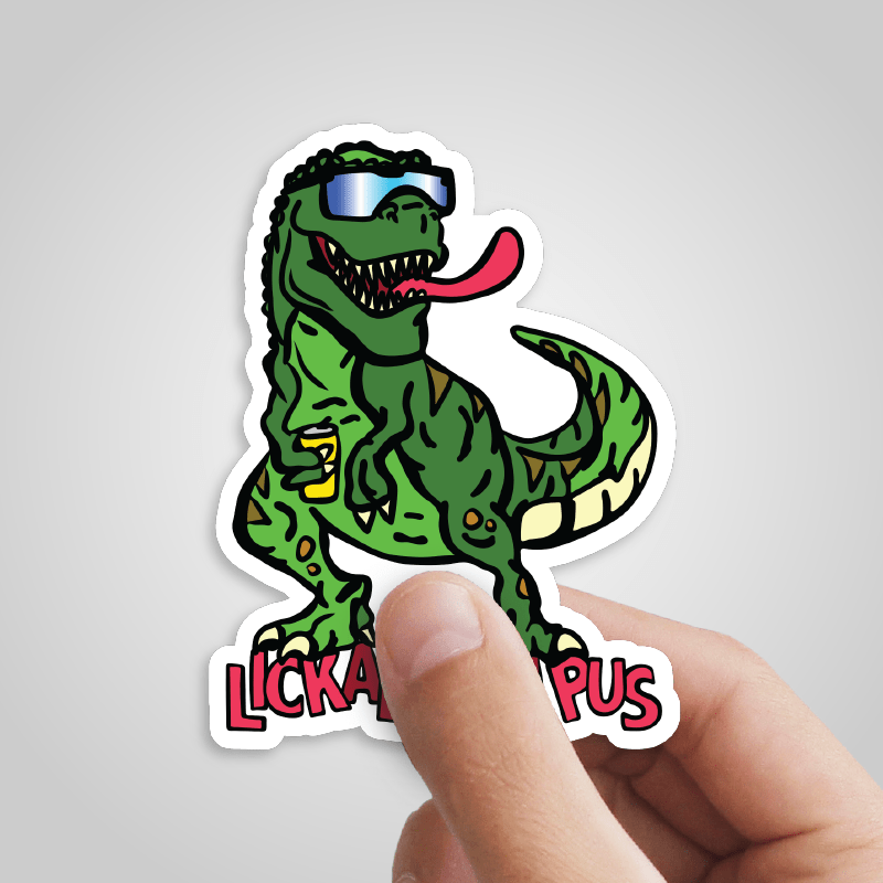 Lickalottapus 🦖👅- Sticker