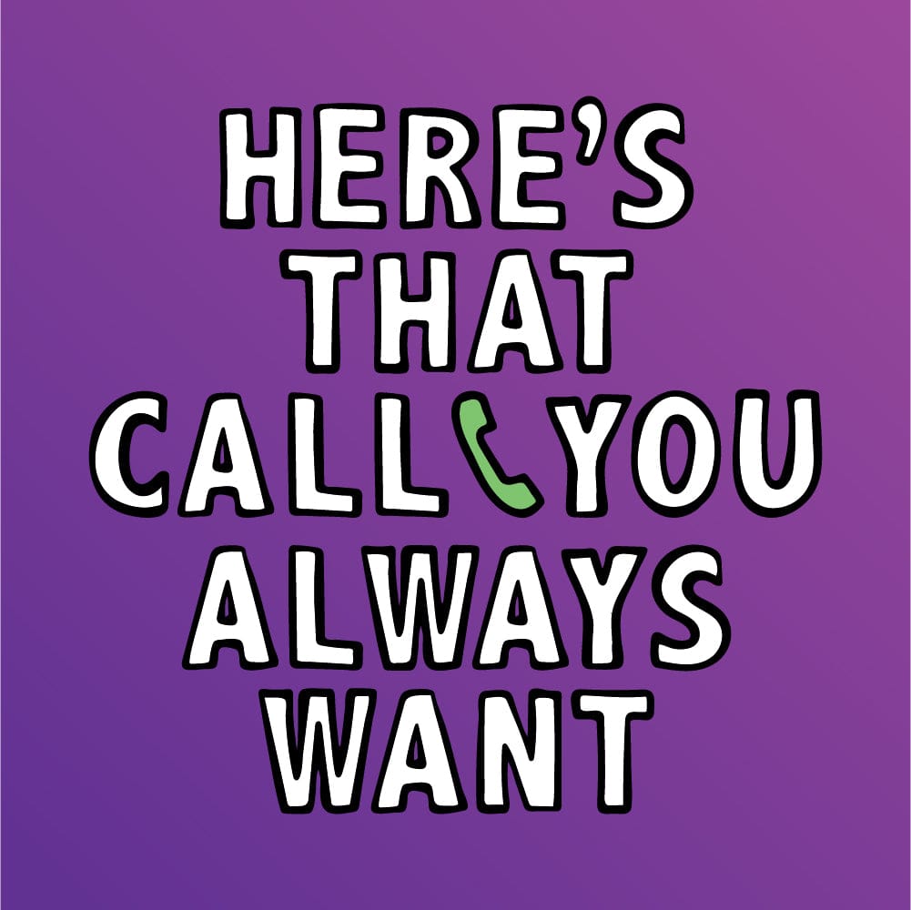 Long lost call 🧭☎️ - Personalised Stubby Holder