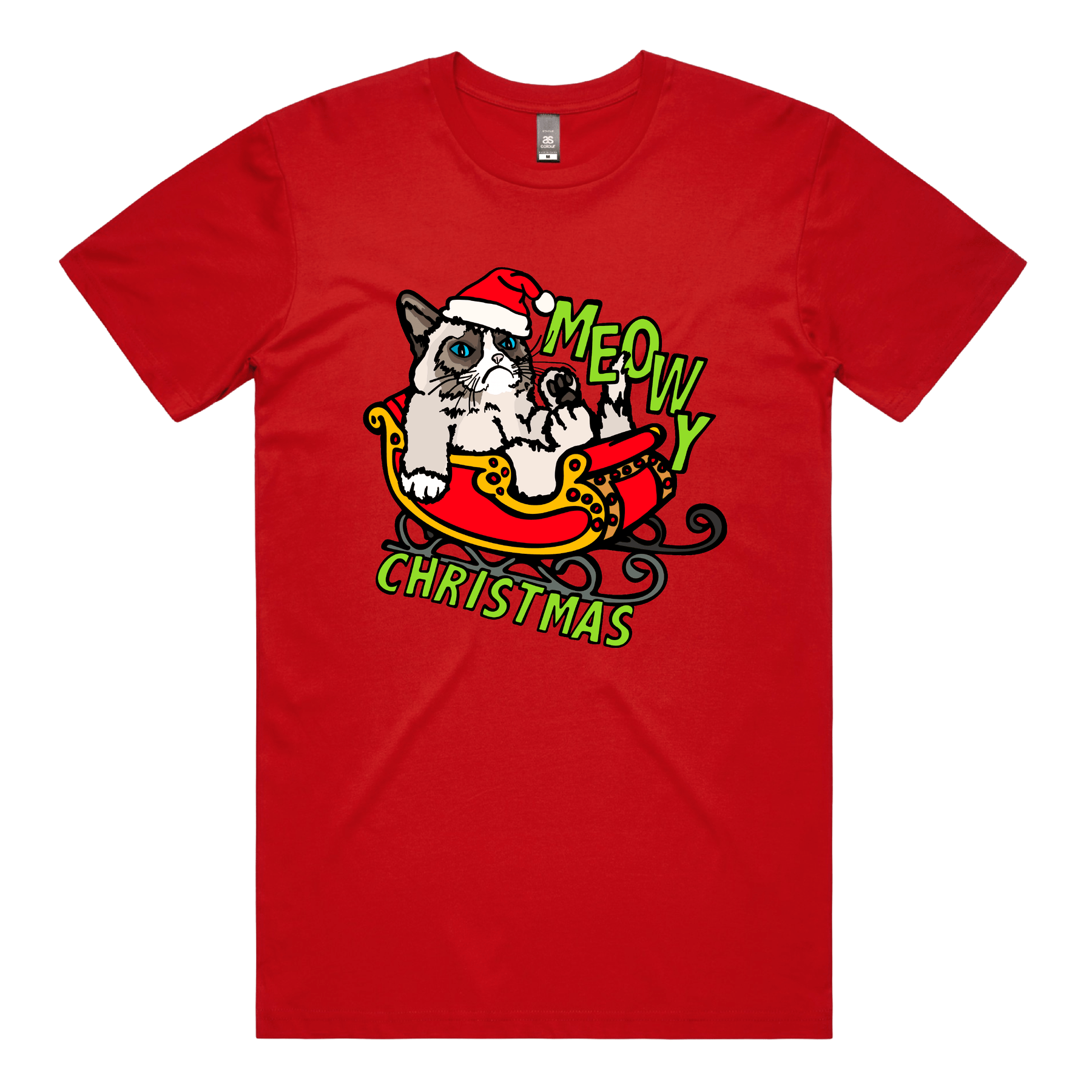 Meowy Christmas ๐พ๐ โ Men's T Shirt
