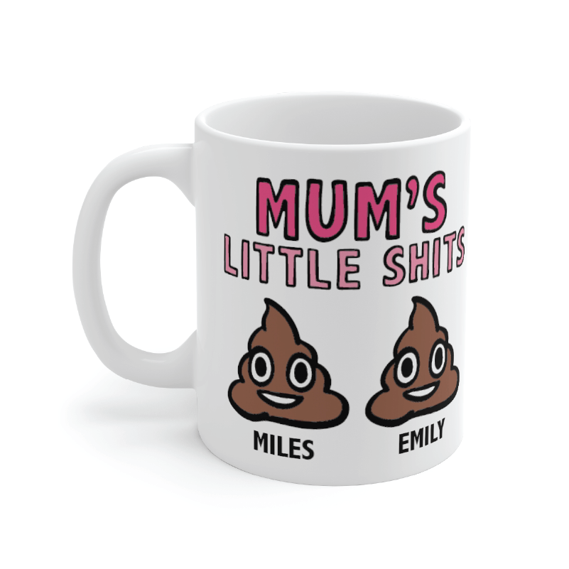 Mum's Little 💩's - Customisable Coffee Mug