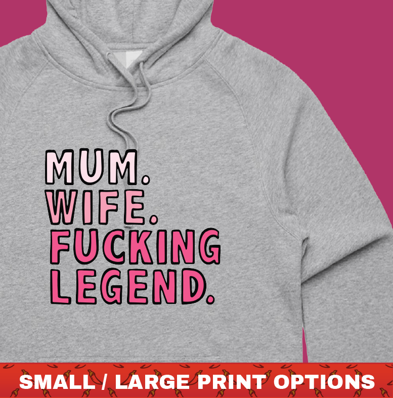 Mum. Wife. Legend 🏅 - Unisex Hoodie