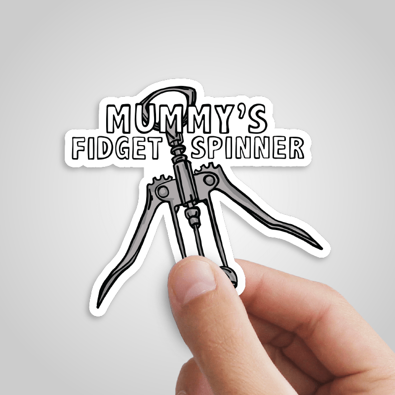 Mummy's Fidget Spinner ๐ท - Sticker