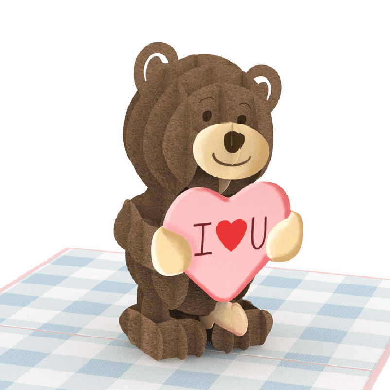 Naughty Bear 🐻 - 3D Inappropriate Greeting Card