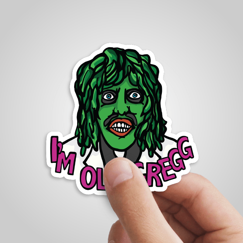 Old Gregg 🧟♂️🛶 - Sticker