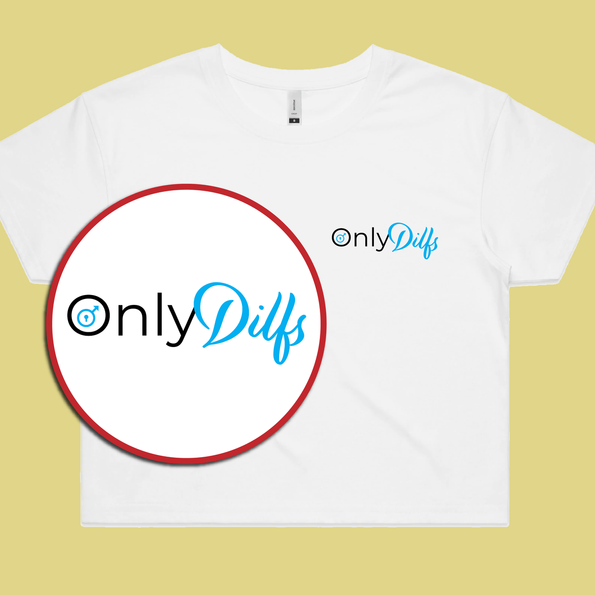 Only Dilfs 👨👧👦👀 – Women's Crop Top