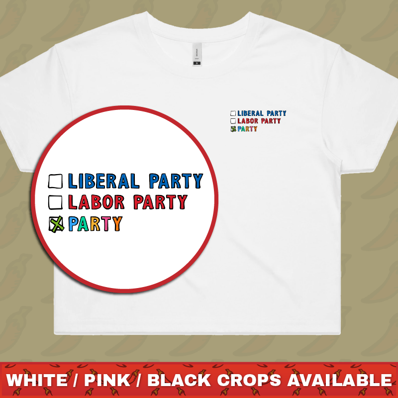 Party Vote ✅ - Women's Crop Top