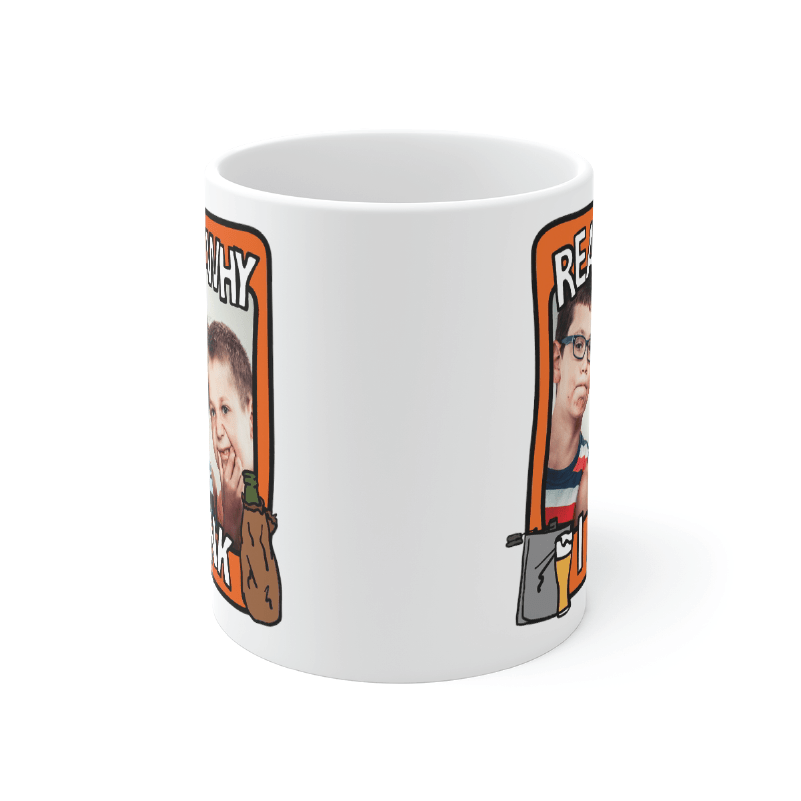 Reason Why I Drink 🍺 - Customisable Coffee Mug