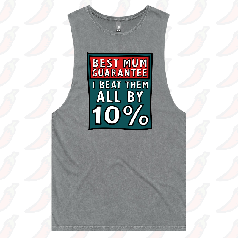 S / Ash / Large Front Design Best Mum Guarantee ๐จ - Tank