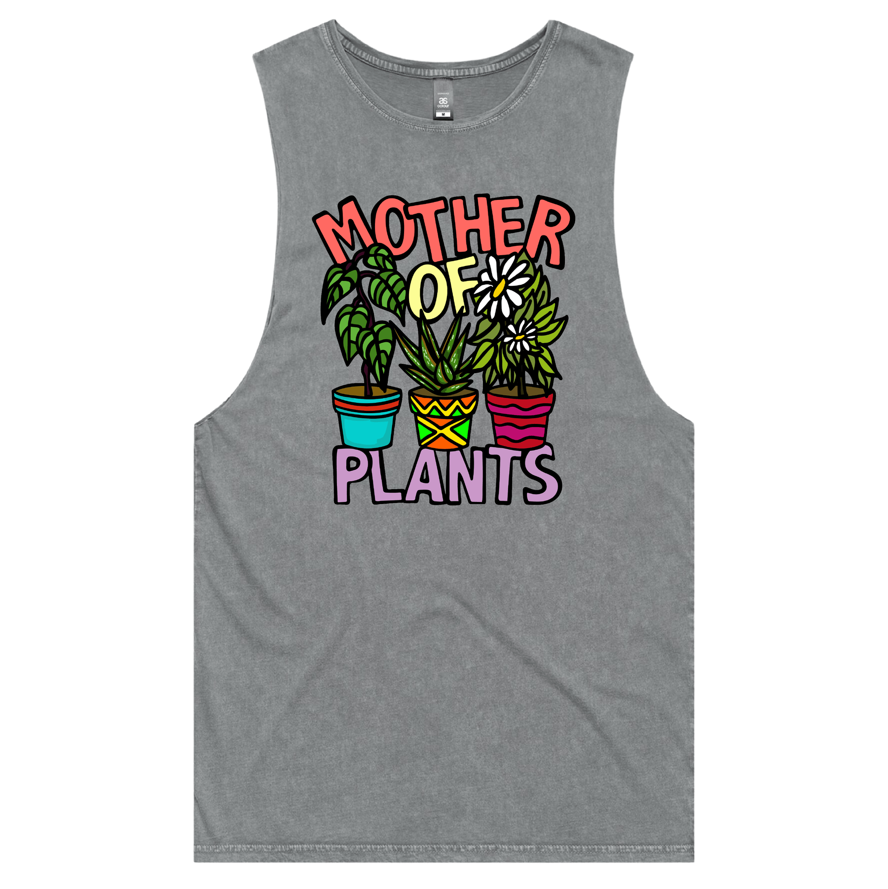 S / Ash / Large Front Design Mother Of Plants ๐ฑ๐ โ Tank