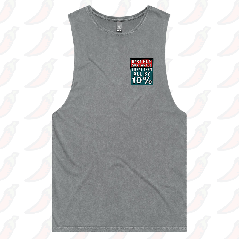 S / Ash / Small Front Design Best Mum Guarantee ๐จ - Tank