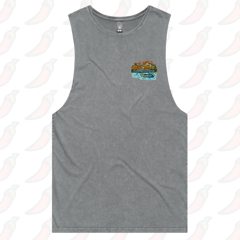 S / Ash / Small Front Design Bonnie Doon ๐ค - Tank