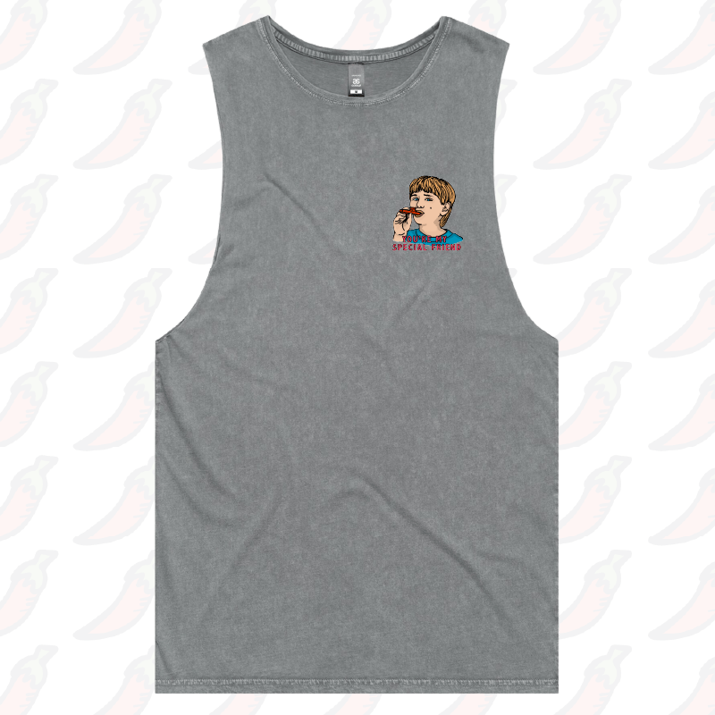 S / Ash / Small Front Design Kazoo Kid ๐ถ- Tank