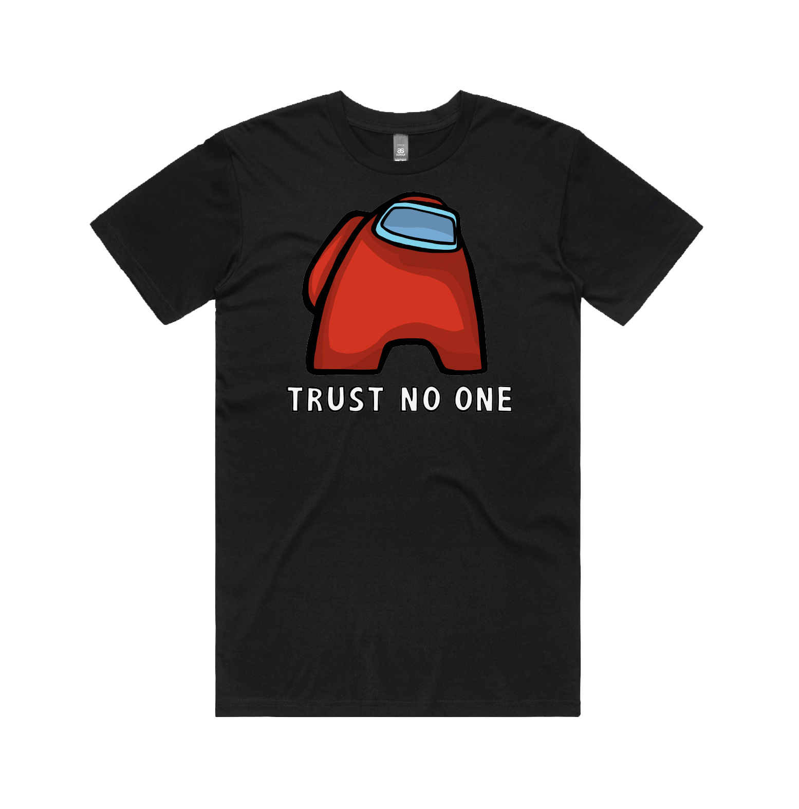S / Black / Large Front Design Among Us ๐จโ๐ - Men's T Shirt