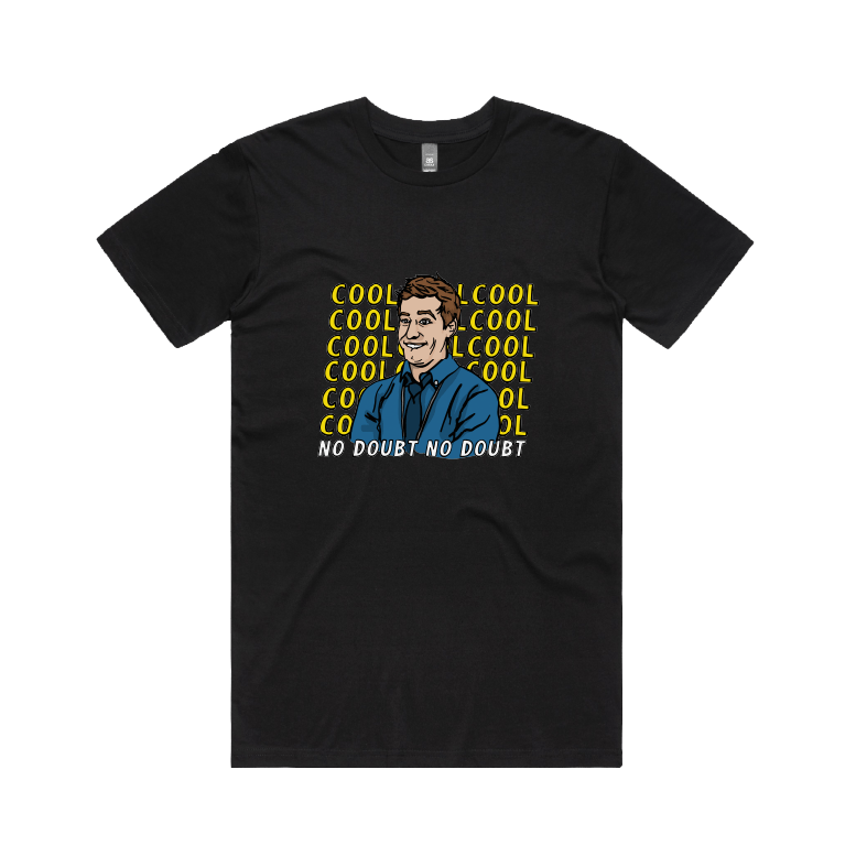 S / Black / Large Front Design Cool Cool Cool ๐ฎโโ๏ธ - Men's T Shirt