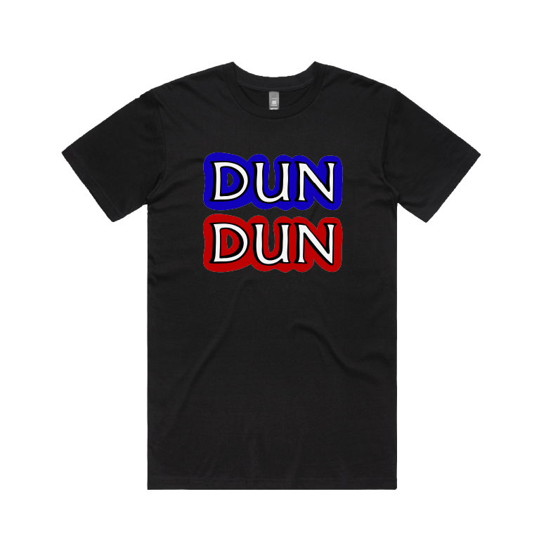 S / Black / Large Front Design Dun Dun ๐ - Men's T Shirt