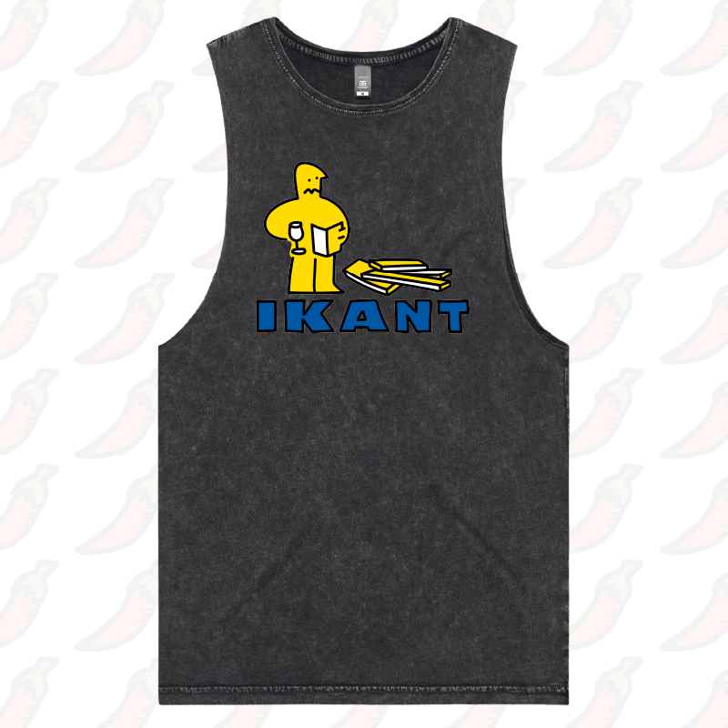 S / Black / Large Front Design IKant ๐ช โ Tank