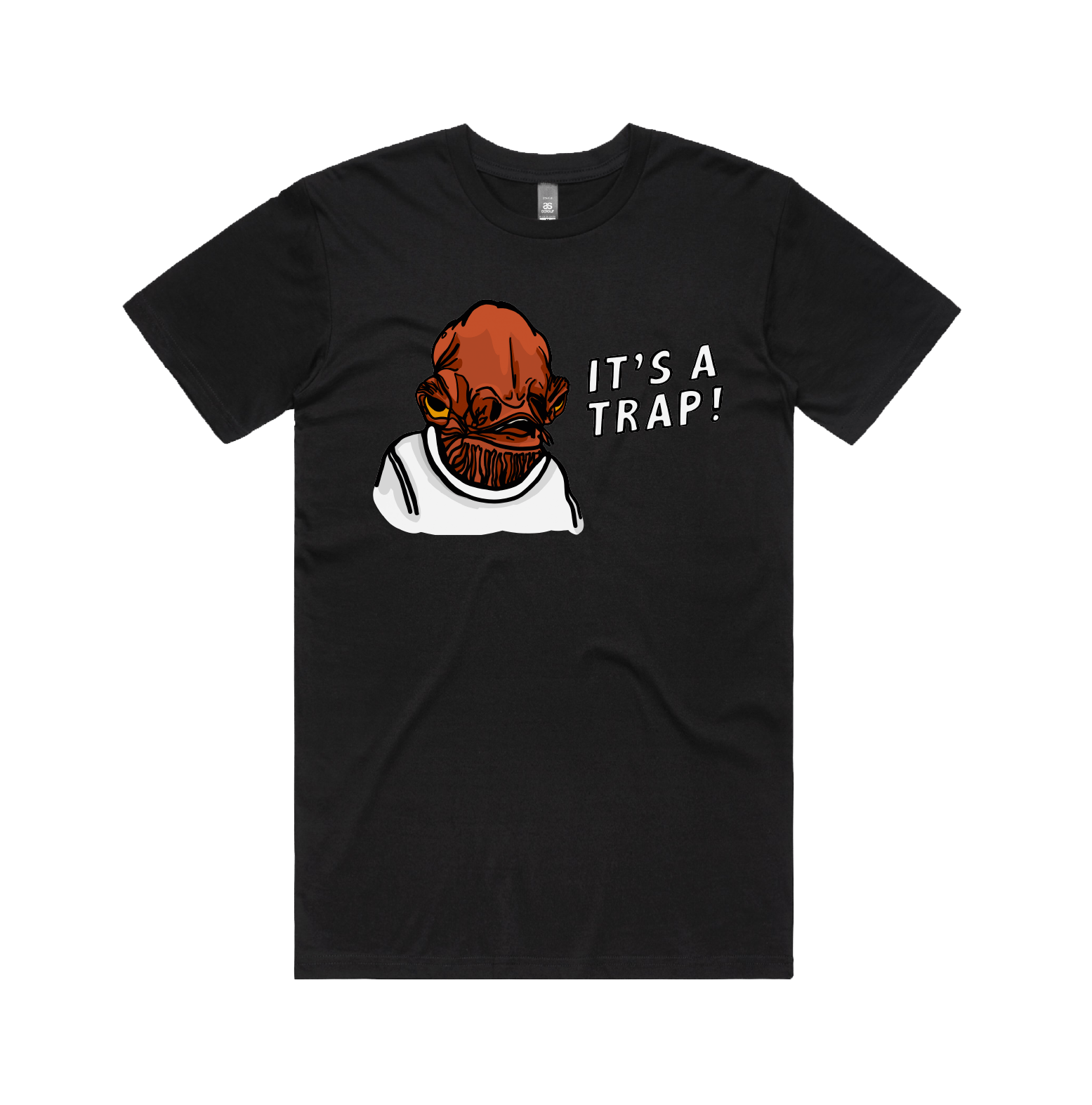 S / Black / Large Front Design It's a Trap โ - Men's T Shirt