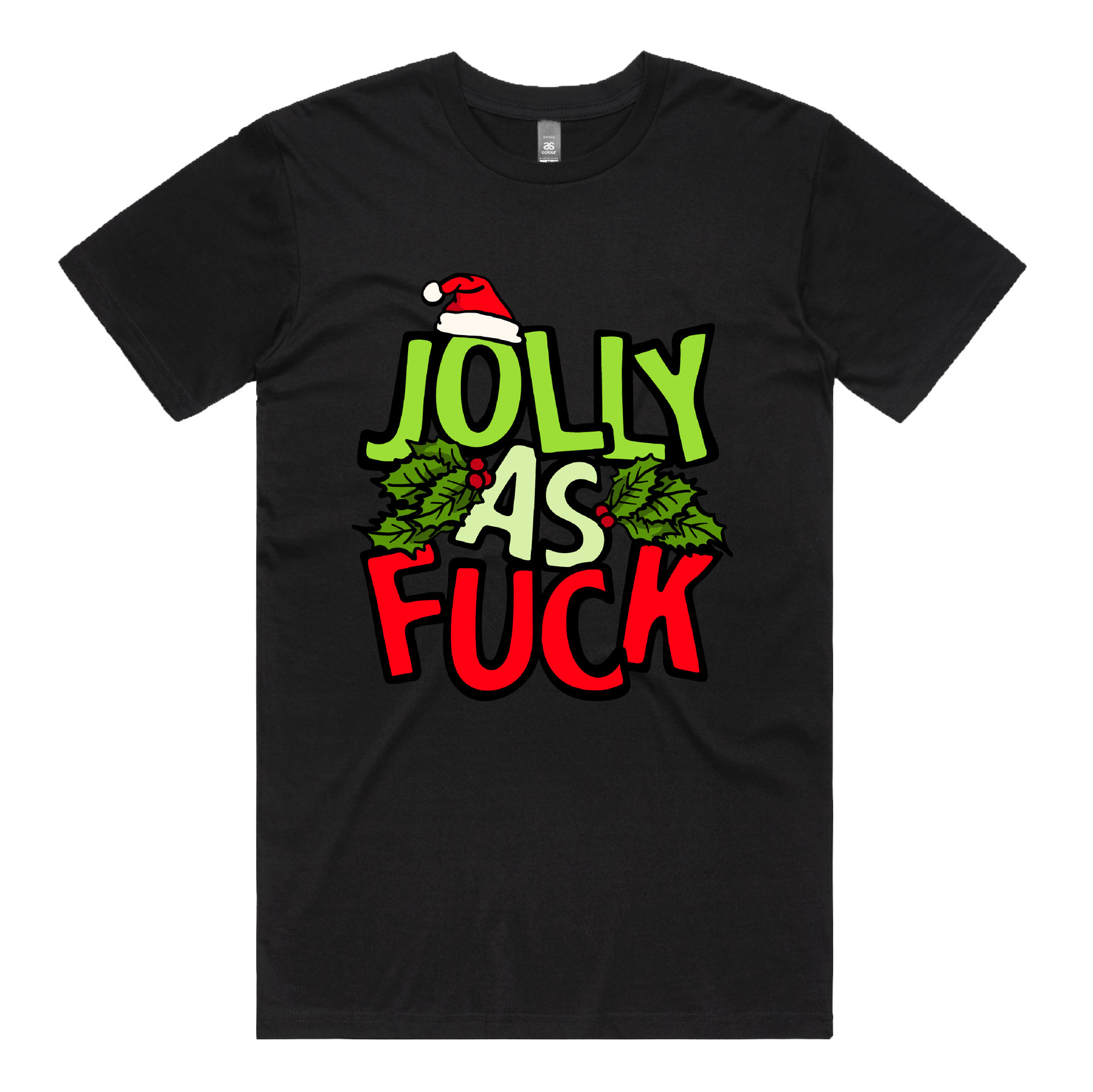 S / Black / Large Front Design Jolly As ๐๐ โ Men's T Shirt