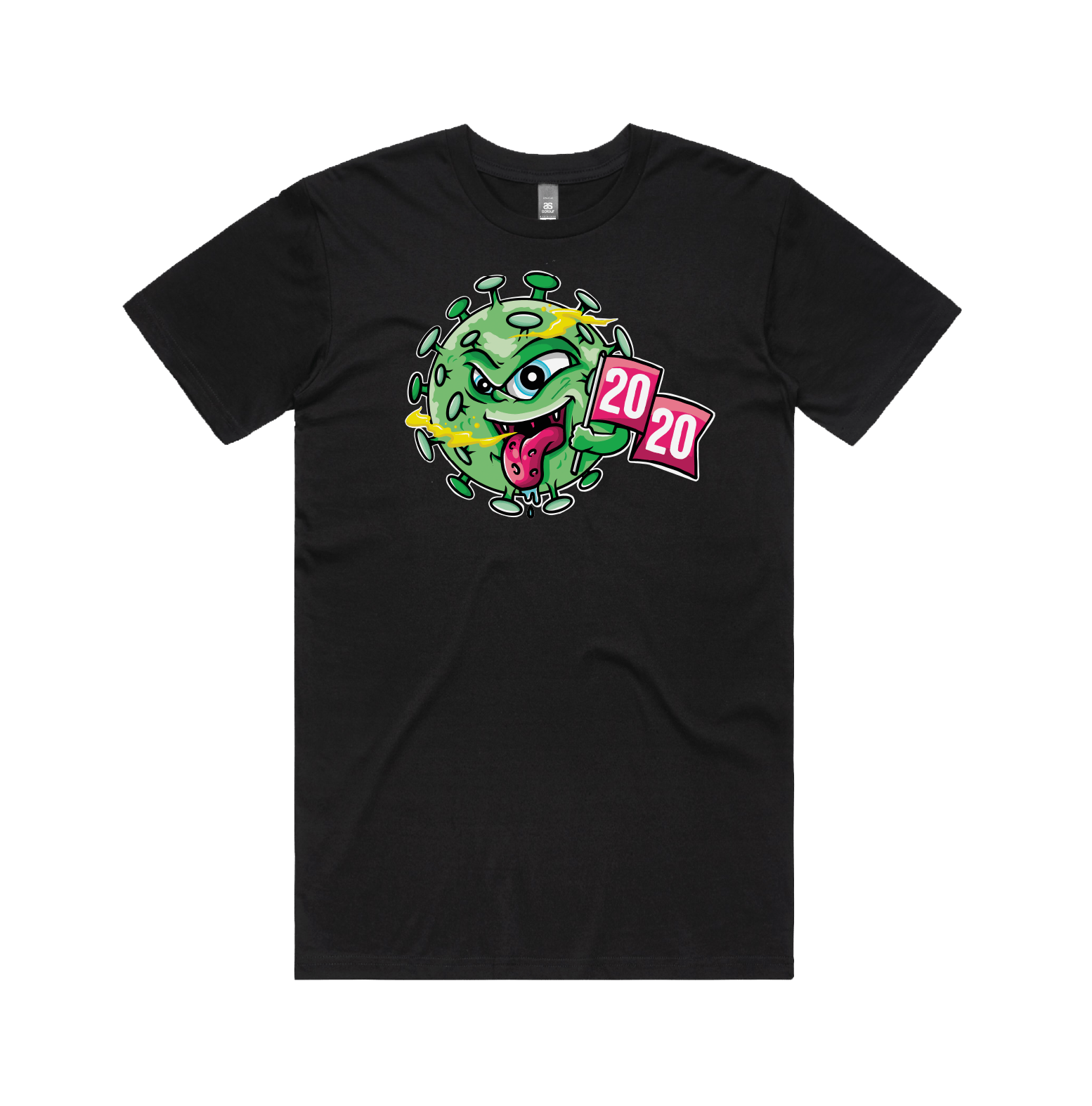 S / Black / Large Front Design Rona Rally 2020 🏳️ - Men's T Shirt