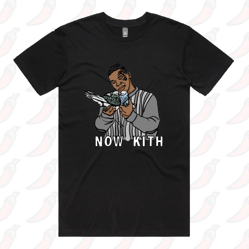 S / Black / Large Front Design Tyson Now Kith ๐๏ธ - Men's T Shirt