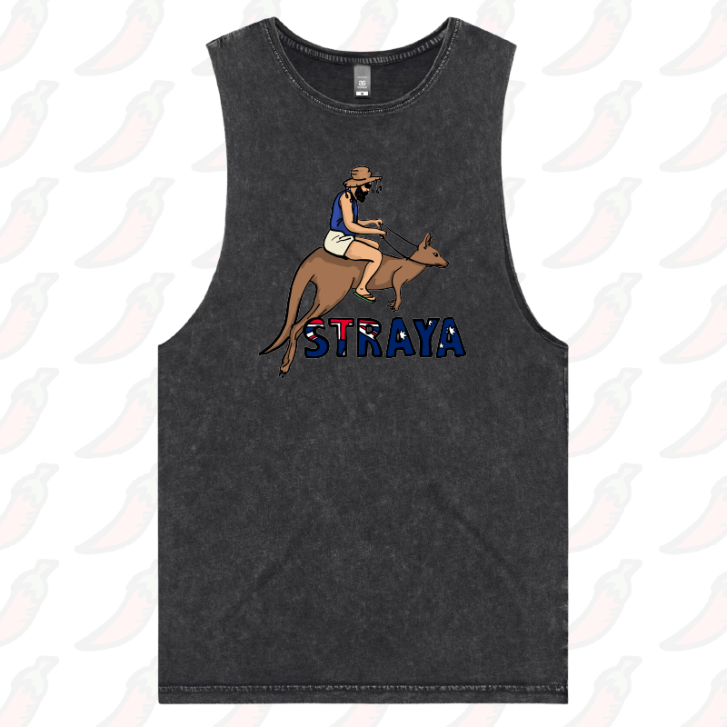 S / Black / Large Front Design Uber Roo ๐ฆ - Tank