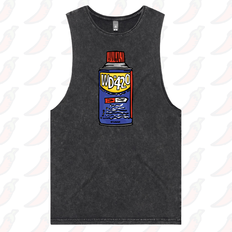 S / Black / Large Front Design WD-420 ๐ โ Tank