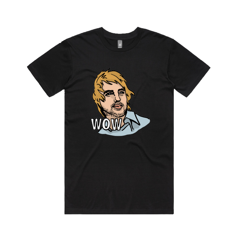S / Black / Large Front Design Wow ๐ฒ - Men's T Shirt