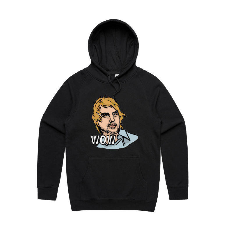 S / Black / Large Front Design Wow ๐ฒ - Unisex Hoodie