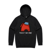 S / Black / Large Front Print Among Us ๐จโ๐ - Unisex Hoodie