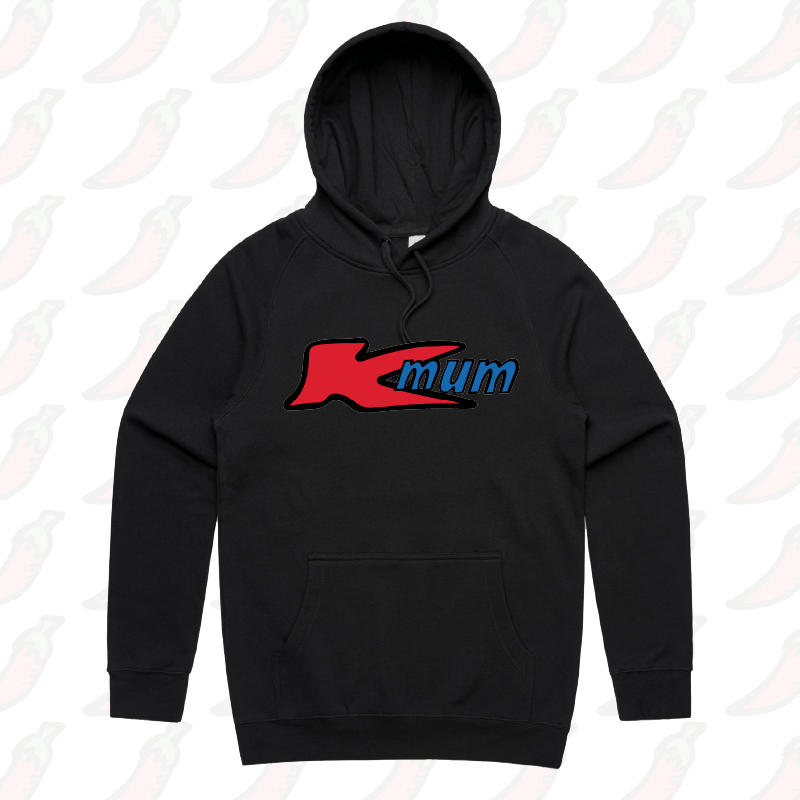 S / Black / Large Front Print KMum 🛒 – Unisex Hoodie