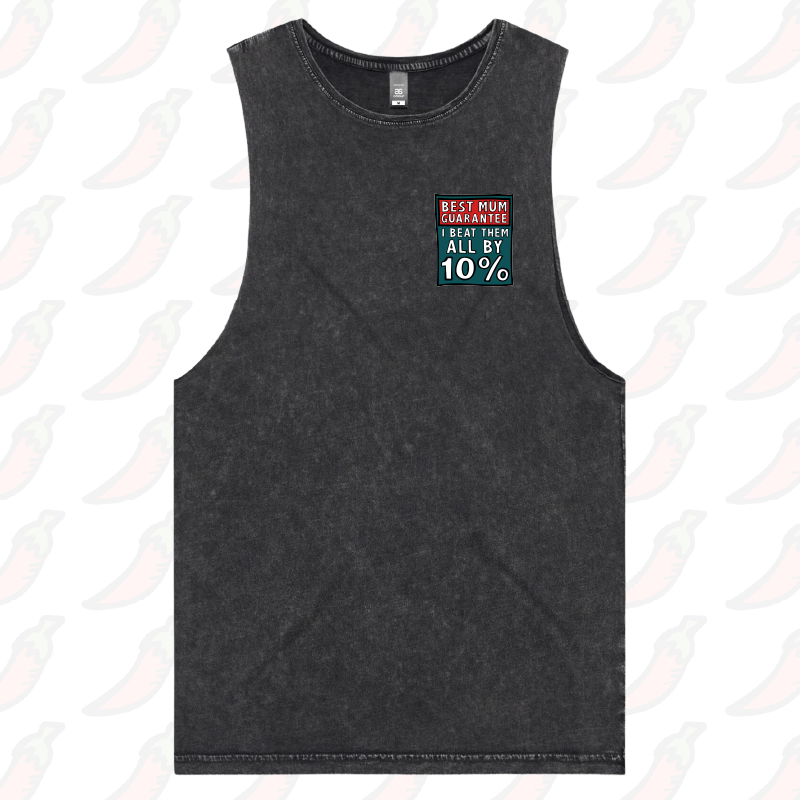 S / Black / Small Front Design Best Mum Guarantee ๐จ - Tank