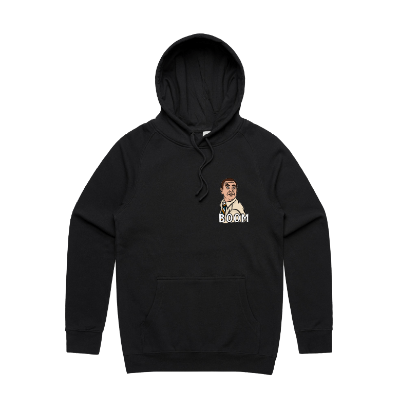 S / Black / Small Front Design Boom Boyle ๐จ - Unisex Hoodie