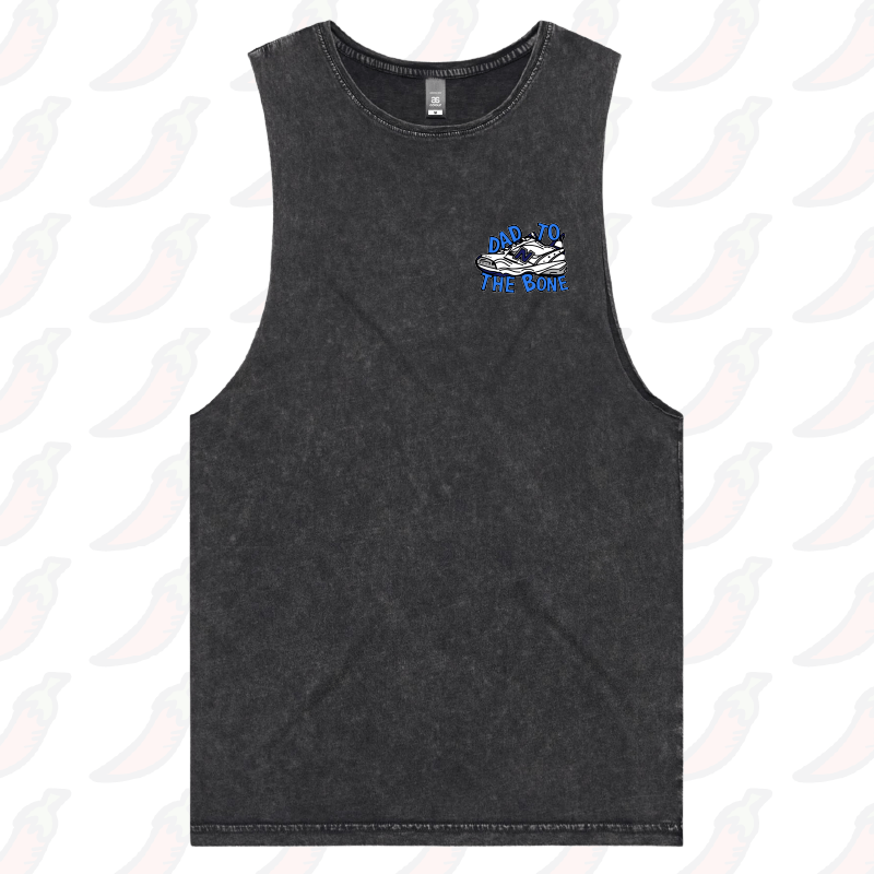 S / Black / Small Front Design Dad To The Bone ๐ โ Tank