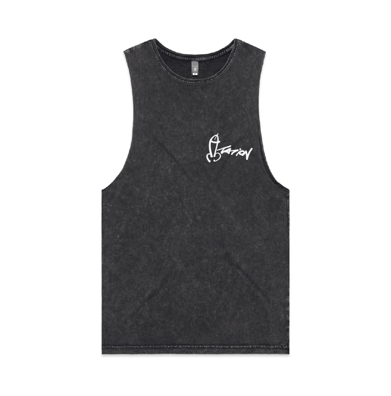 S / Black / Small Front Design Dictation 📏 - Tank