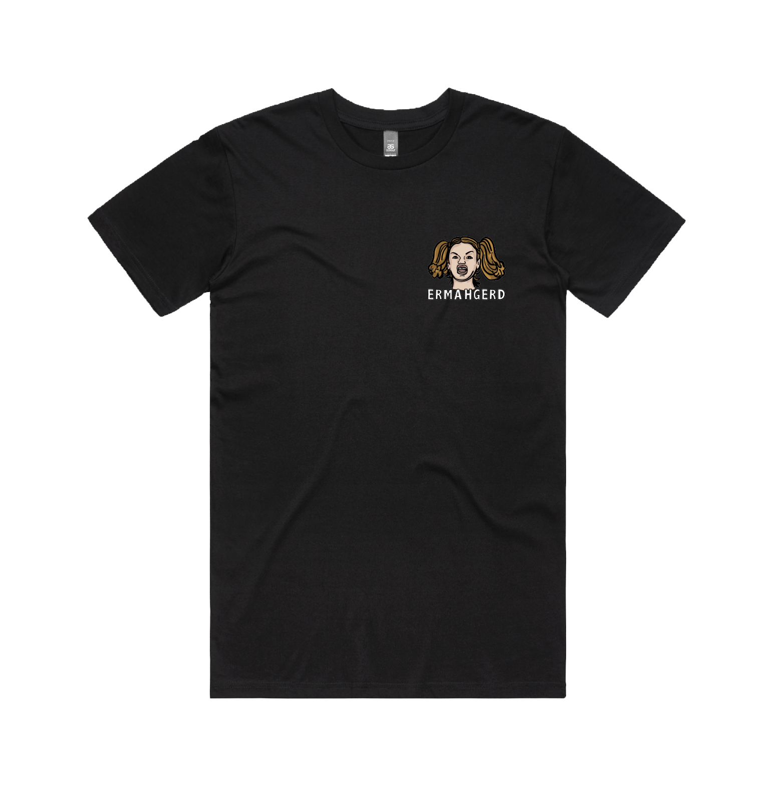 S / Black / Small Front Design Ermahgerd! ๐ค - Men's T Shirt