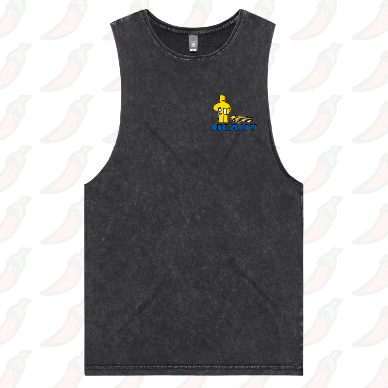 S / Black / Small Front Design IKant ๐ช โ Tank