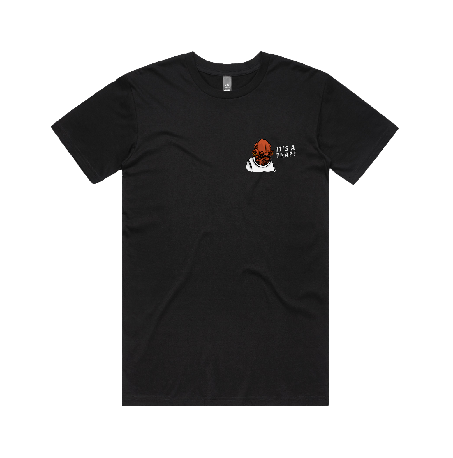 S / Black / Small Front Design It's a Trap โ - Men's T Shirt