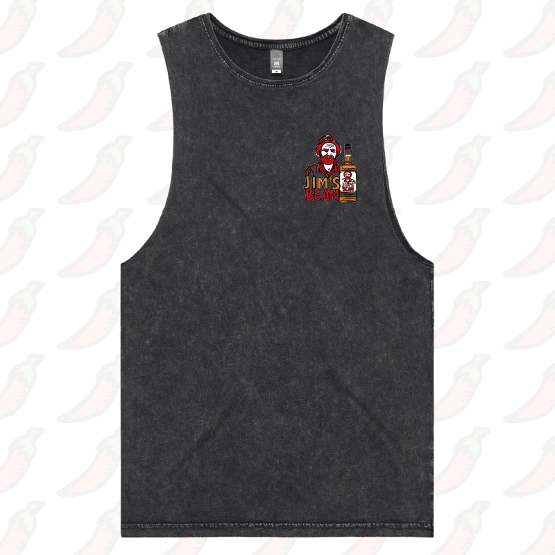 S / Black / Small Front Design Jimโs Beam ๐ฅ๐ โ Tank