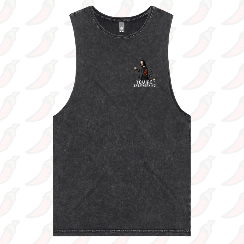 S / Black / Small Front Design Keanu Breathtaking ๐ - Tank