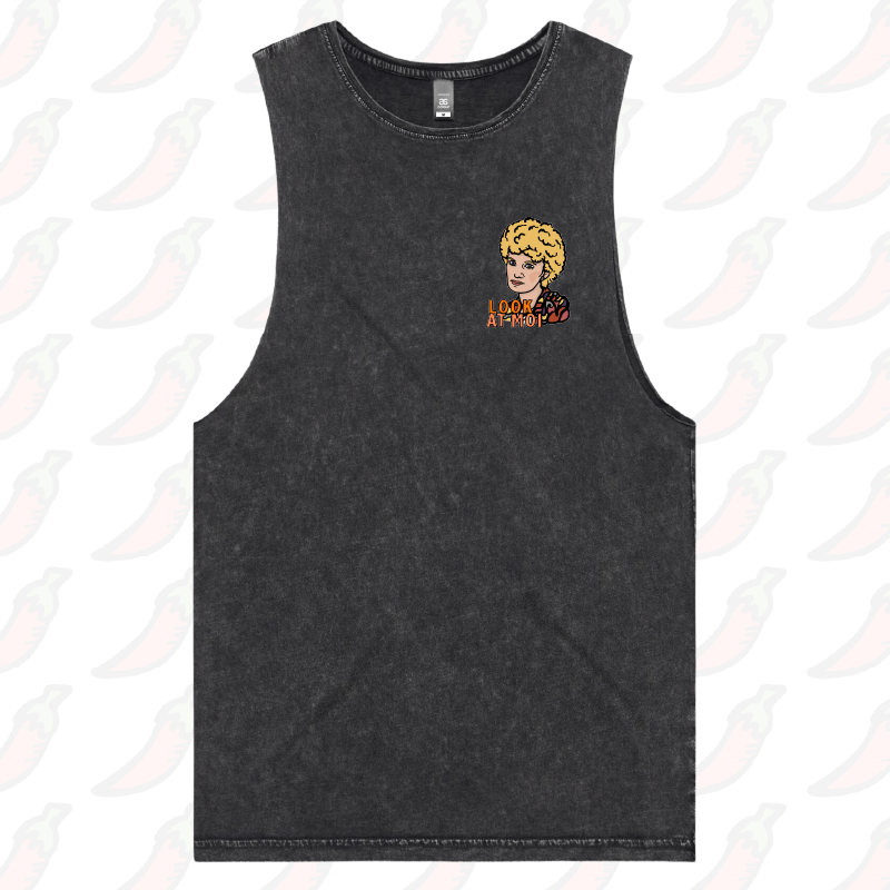 S / Black / Small Front Design Look At Moi ๐๏ธ๐๏ธ - Tank