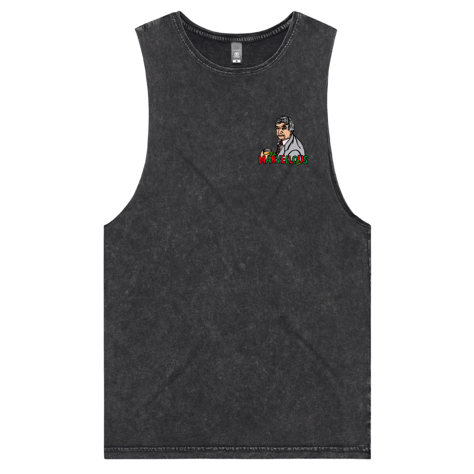 S / Black / Small Front Design Richie Marvellous ๐ โ Tank