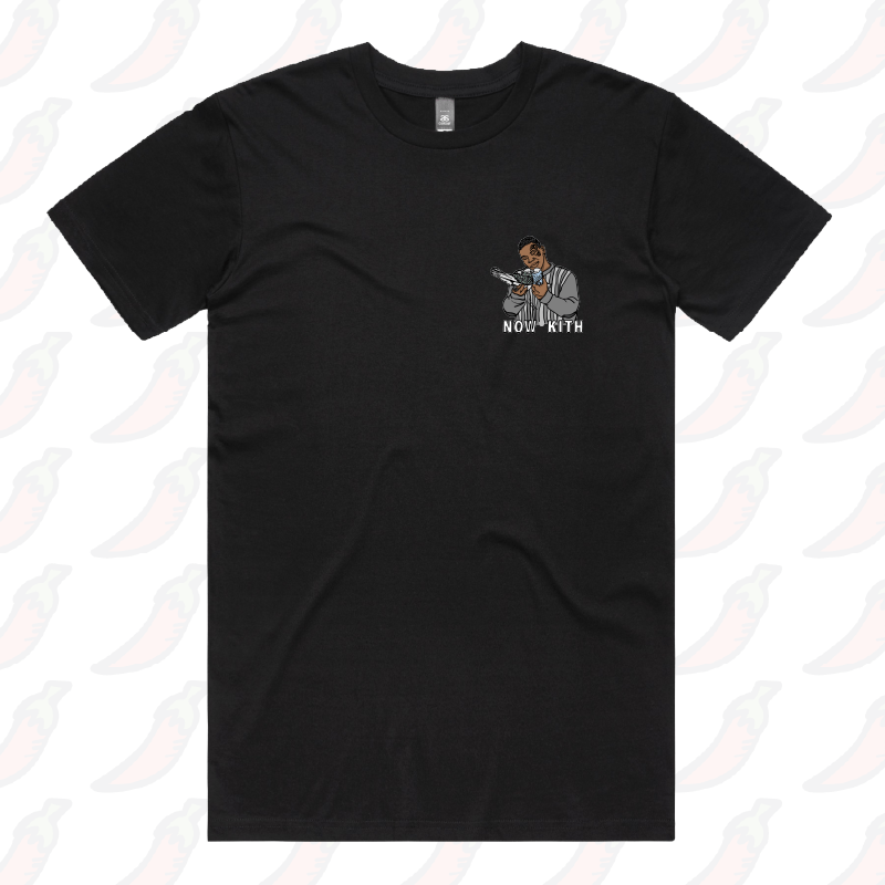 S / Black / Small Front Design Tyson Now Kith ๐๏ธ - Men's T Shirt