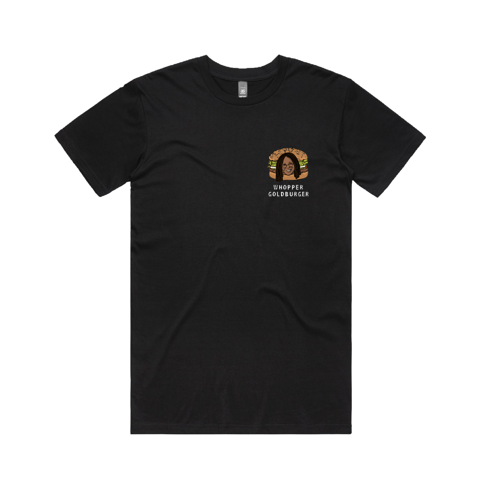 S / Black / Small Front Design Whopper Goldburger ๐ - Men's T Shirt