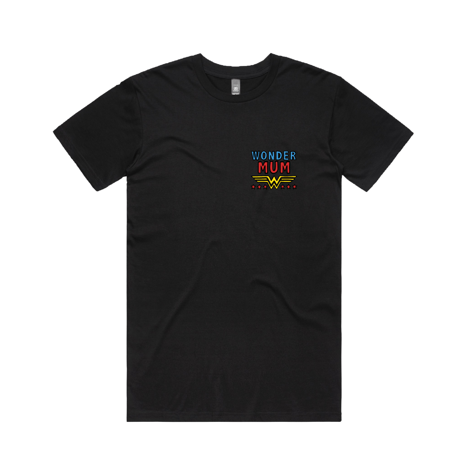 S / Black / Small Front Design Wondermum 🦸♀️ - Men's (Unisex) T Shirt