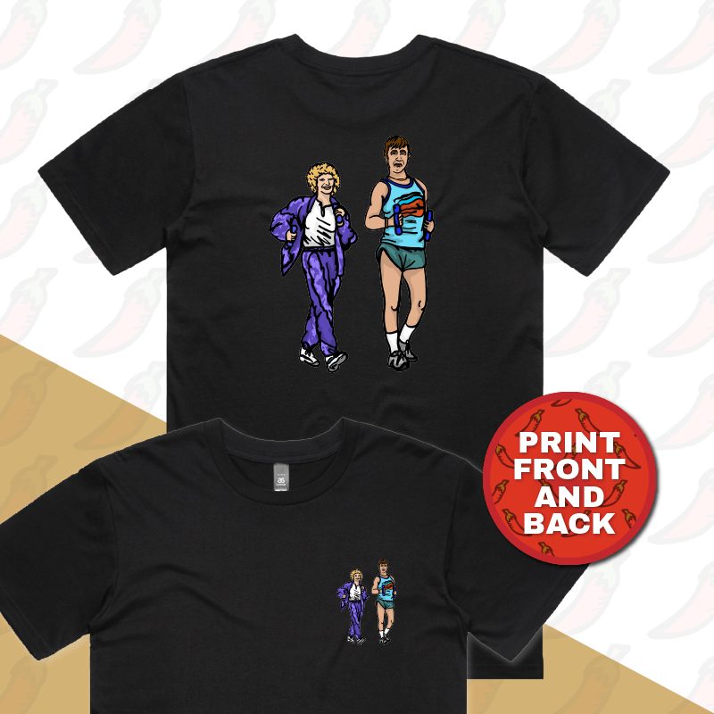S / Black / Small Front & Large Back Design Kath & Kel ๐ถโโ๏ธ๐ถโโ๏ธ - Men's T Shirt