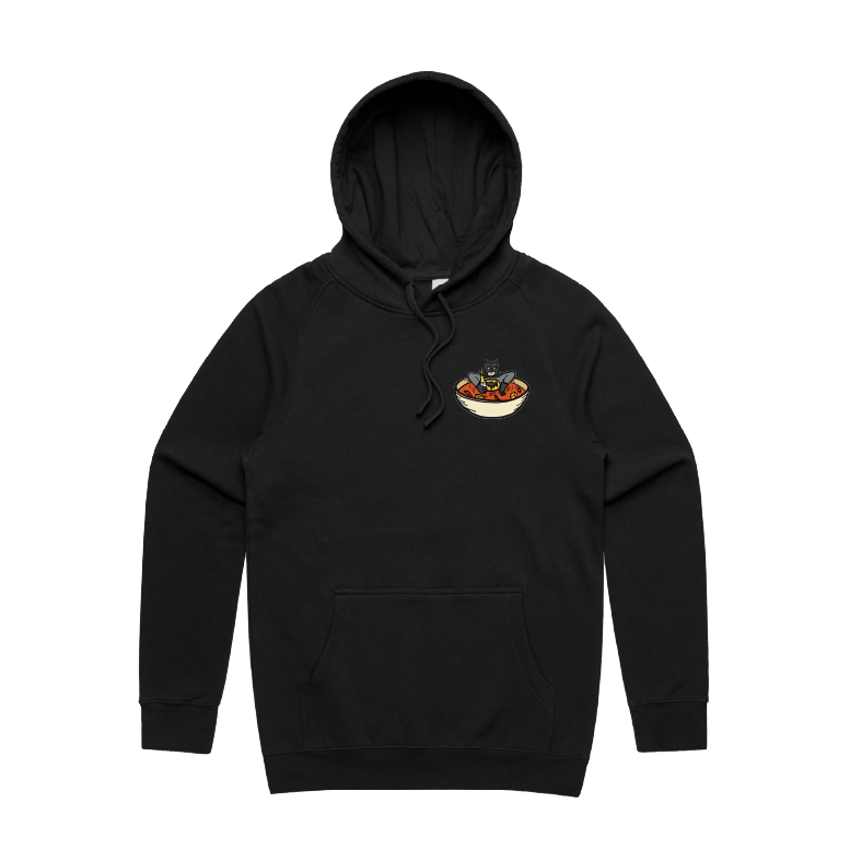 S / Black / Small Front Print Bat Soup 🦇 - Unisex Hoodie