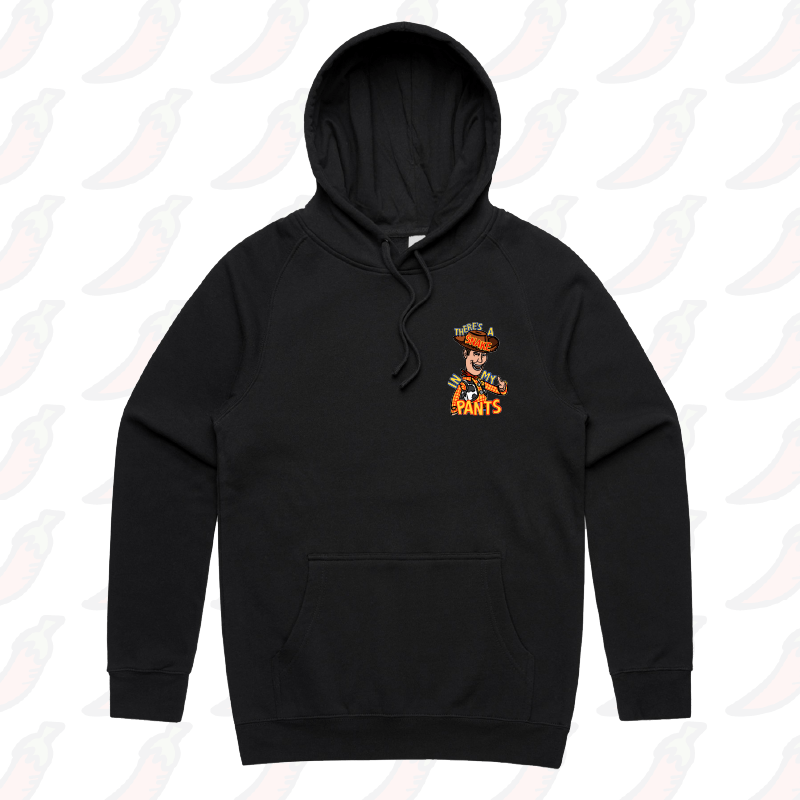 S / Black / Small Front Print SNAKE IN MY PANTS ๐- Unisex Hoodie