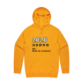 S / Gold / Large Front Print 2020 Review ⭐ - Unisex Hoodie